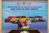 Một hãng taxi chuyển đổi toàn bộ 2.000 chiếc sang xe điện của tỷ phú Phạm nhật Vượng