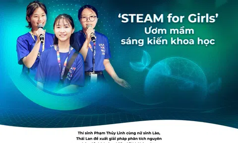 'STEAM for Girls' ươm mầm sáng kiến khoa học