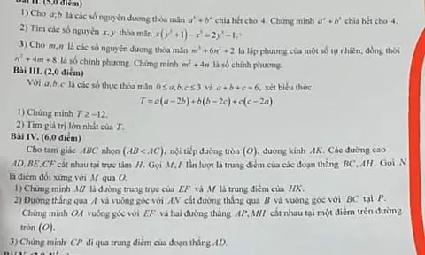 Bác tin lộ đề thi học sinh giỏi Toán ở Hà Nội