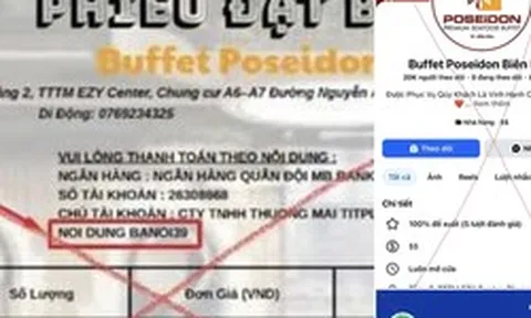 Công an Đồng Nai cảnh báo giả mạo nhà hàng trên mạng xã hội để lừa đảo