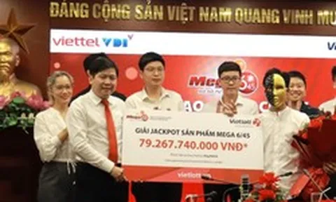 Một nhân viên văn phòng trúng giải Jackpot gần 80 tỉ đồng