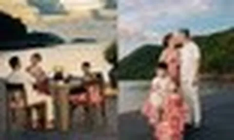 Chi Bảo tổ chức tiệc sinh nhật lãng mạn cho bà xã tại resort 5 sao ở Côn Đảo
