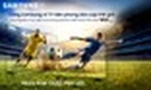 Trải nghiệm World Cup choáng ngợp trên Samsung AI TV màn hình cực đại