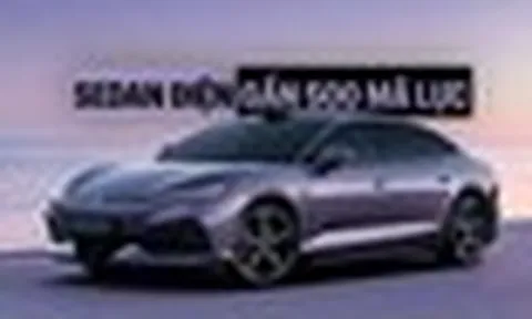 Denza Z9S lộ diện: Sedan thuần điện dài hơn 5 m, mạnh gần 500 mã lực, sạc đầy đi 920 km