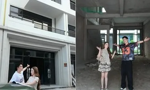 Việt Anh và Quỳnh Nga công khai xây nhà to 5 tầng để sống chung