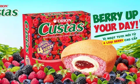 Custas Cheese Mix Berries trở lại: Làn gió “đa vị” thổi bừng thị trường bánh ngọt Việt