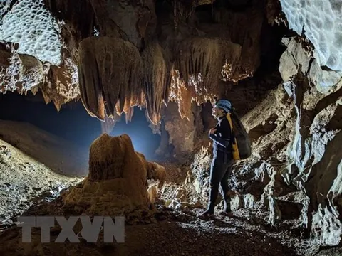 Phát hiện hơn 3km hang động tuyệt đẹp, còn nguyên sơ ở Quảng Bình