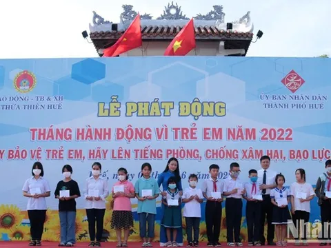 Tháng hành động nhằm chung tay giảm thiểu tổn hại trẻ em