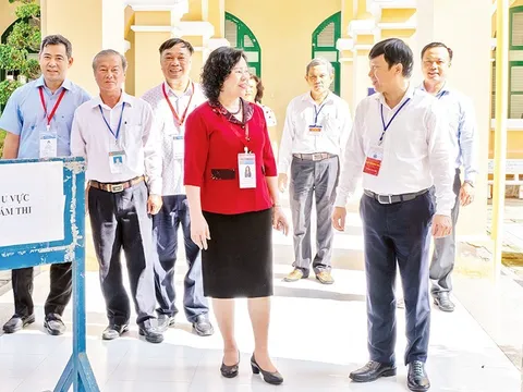 Kiểm soát chặt công tác chấm thi tốt nghiệp THPT