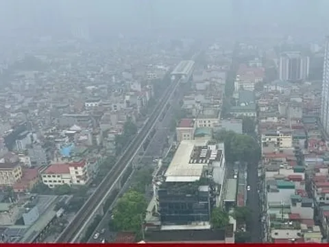Sáng nay Hà Nội mù mịt, ô nhiễm không khí đứng thứ 2 thế giới