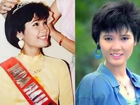 Hoa hậu tóc tém đầu tiên của showbiz Việt, bỏ hào quang sang Mỹ giờ ra sao?