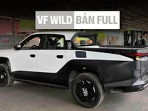 VinFast VF Wild bản 'full' lộ thông số khủng: Mâm to như Land Cruiser, kính lái thêm trang bị giống ADAS
