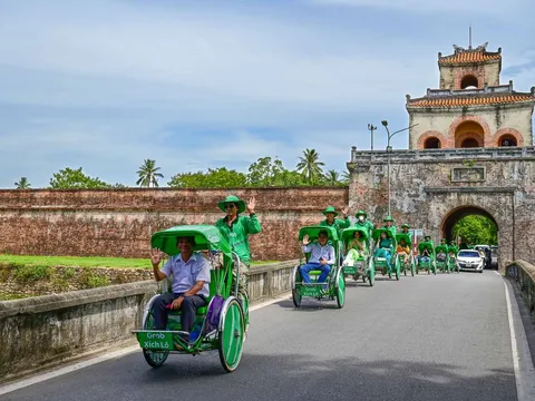 Grab chính thức thử nghiệm dịch vụ Grab Xích Lô tại Huế
