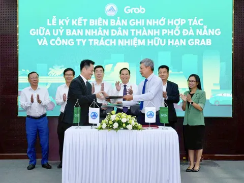 Grab Việt Nam và UBND Thành phố Đà Nẵng hợp tác thúc đẩy chuyển đổi số