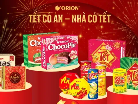 Orion mở rộng danh mục bánh kẹo, đáp ứng nhu cầu mua sắm và quà tặng Tết Bính Ngọ 2026