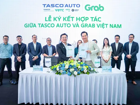 Grab Việt Nam và Tasco Auto ký kết thỏa thuận hợp tác toàn diện để thúc đẩy chuyển đổi xanh tại Việt Nam