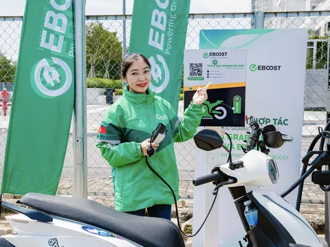 Grab đầu tư phát triển hạ tầng trạm sạc xe điện