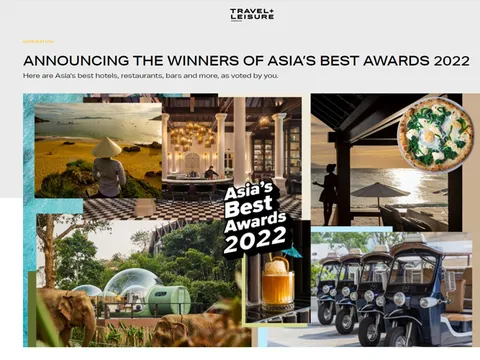 3 thành phố Việt Nam lọt top điểm đến Đông Nam Á 2022 của Travel+Leisure