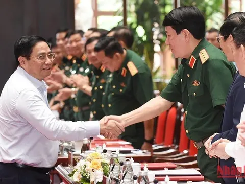 Thủ tướng Phạm Minh Chính dự Hội nghị Quân chính toàn quân 6 tháng đầu năm 2022